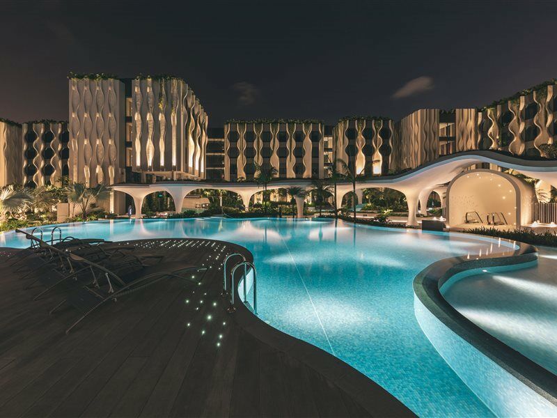The Outpost Hotel Sentosa By Far East Hospitality (Adults Only) Singapore Eksteriør bilde The pool at the resort