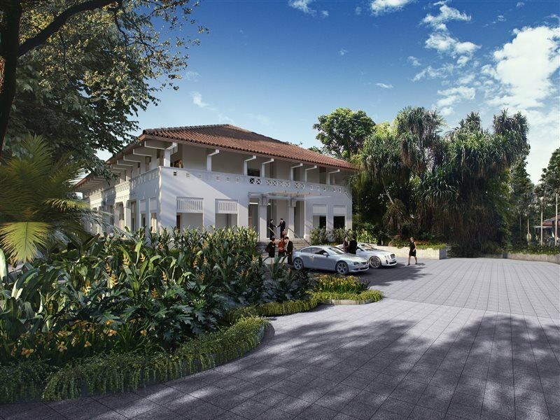 The Outpost Hotel Sentosa By Far East Hospitality (Adults Only) Singapore Eksteriør bilde The proposed new building of the University of the South Pacific